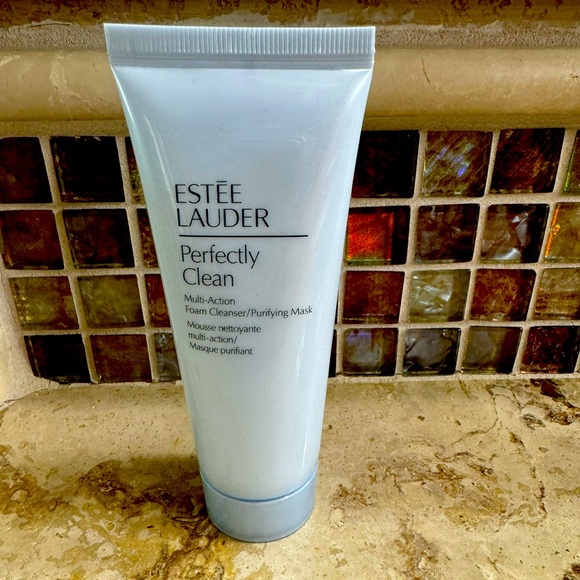 Estée Lauder Perfectly Clean Multi-Action Foam Cleanser/Purifying Mask - Picture 1 of 2